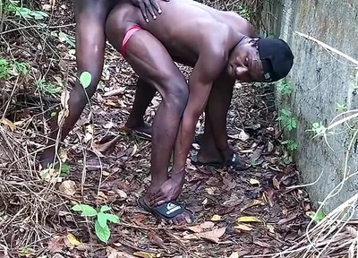 BBC Black Africans Boy Outdoor Sex