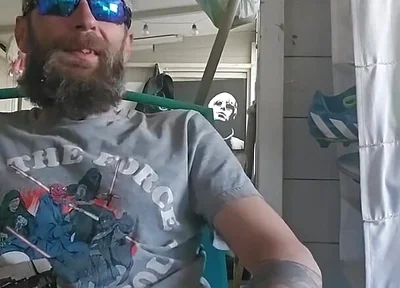 Smoking Fetish Masturbation at the Allotment