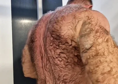 Hairy Jack Taking a Shower