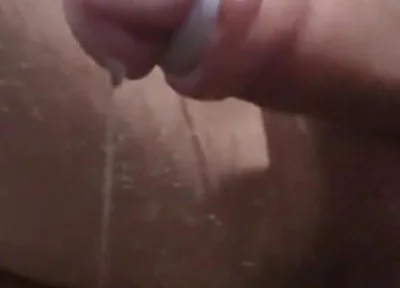 Dripping Cock to Orgasm by E-stim