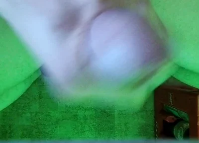 Cumming Under the Desk