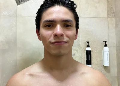 Flexing My Muscles in the Showers