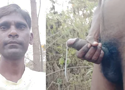 Rajesh Playboy 993 Outdoor Masturbating Big Cock and Cumming