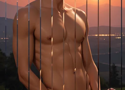 This Slim Toned Nude Man with Huge Erected Dick Will Shock You