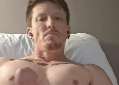 Muscular Guy Jerks off Solo with Massive Cumshot