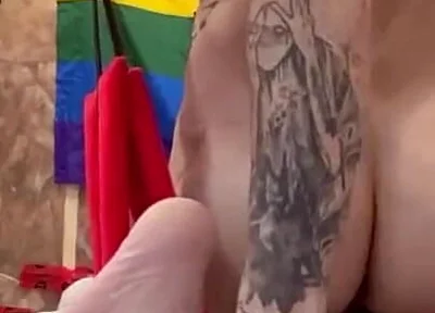 Playing Around in My Swing Solo and Fucking Myself While Being Suspended Above the Bed
