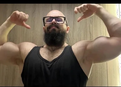 Enjoy the View of My Thick Meaty Biceps Bouncing in Slow Motion