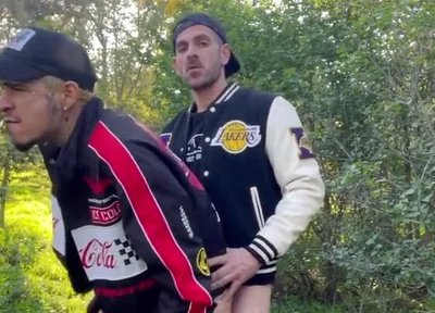 Latino boys fucking in the forest