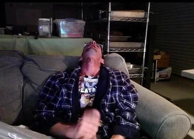 Masturbating
