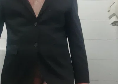 All Naked in Bathroom