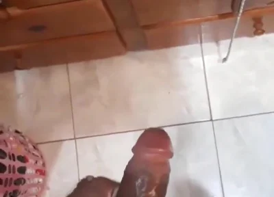 Masturbating in Front of Mirror