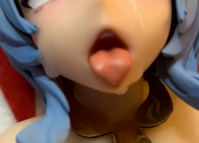 Cocogoat Fever - Ganyu Fucks for the 1st Time & Gets Hot Facial Cumshot! 65 Cm Mini Hentai Sex Doll Kemelias