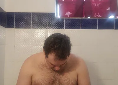 All Naked in Pubblic Bathroom