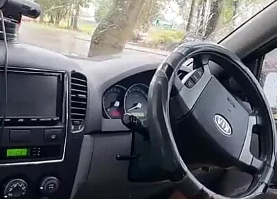 Naked in the Car