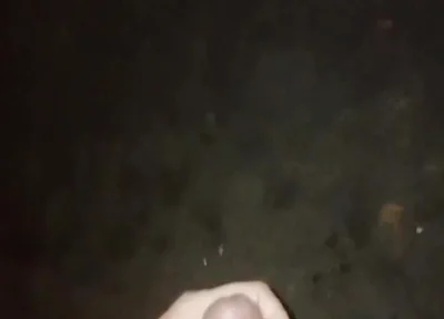 Waiting for Stepdad in the Dark. Cuming on the Street!