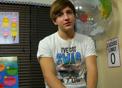 First Timer Colby on Set