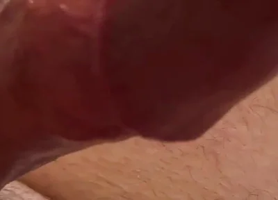 So Much Cum From Edging My Frenulum