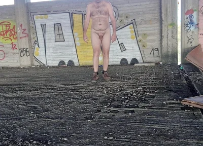 All Naked in Street