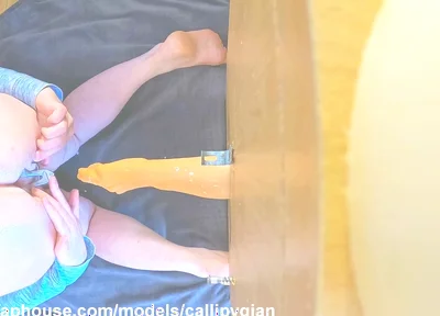 My Ass Eating a 20 Inch Dildo Fist with Lots of Lube