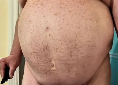 Big Bellied Daddy Bear Cums