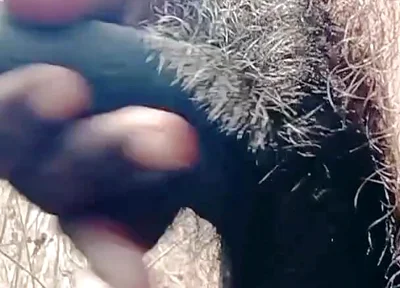 Rajesh Playboy 993 Outdoor Masturbating Big Cock and Cumming. Outside Handjob Cumshot