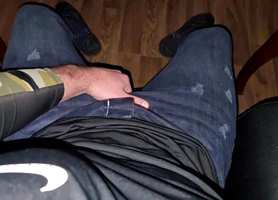 German Voice Growls From Boss Chair - Cock Throbbing, Red Boxer, Cum Explodes