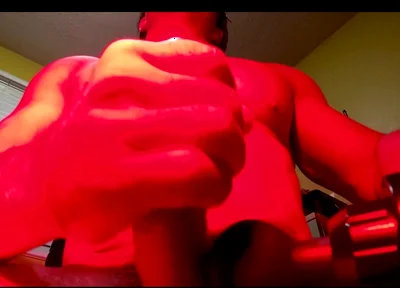 Massaging My Hard on