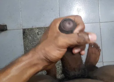 Horny Boy in the Bathroom Showering