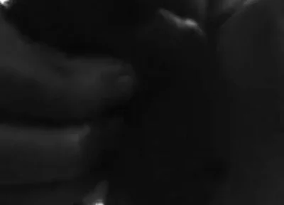 Stroking Hard Cock in Black and White with Lots of Cum