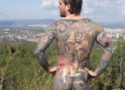 Cumshot in the Forest