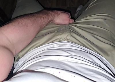 German Voice Commands You. Wet Cock Shines.. Beige Jeans with Precum.. Intense Fragrance