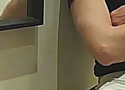 Amateur Boy Pees a Few Drops on His Flatmate's White Briefs