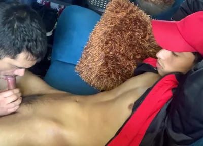 Wanker with His Legs Spread Seatting on the Couch
