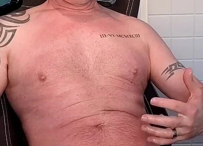 Straight Hunk Gets Naked, Jerks off and Cums on Cam
