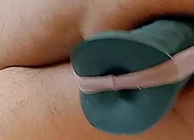 First Time I've Swallowed a Dildo This Size!