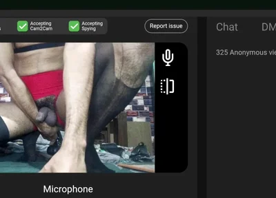 Sissy Boy Lingeire Red Underwear Black Bra, Big Black Monster Dildo Deep Inside, Squirting in Cup. Webcam Show, Assam93