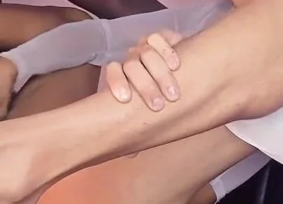 Femboy Puta Gigi Kneels Down and Sucks the Xxl Cock of the Brunette Before He Destroys Her Ass
