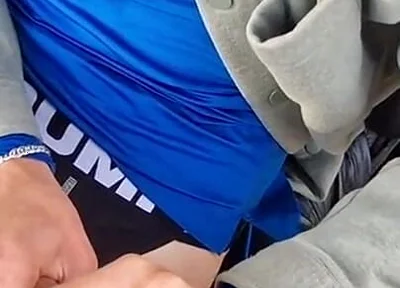 Hot Cruise Publicly Fucked a Young Student's Tight Femboy Hole in the Cold Autumn