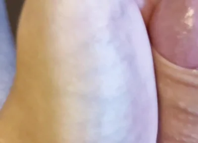 Jerking My Uncut Cock, Playing with My Foreskin and Precum