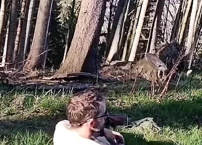 Naked in Forest