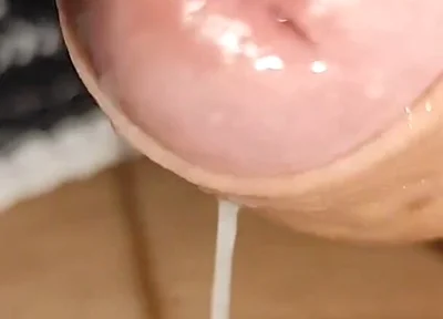 The Largest Production of Pre Cum in the World in a Single Sharpening.