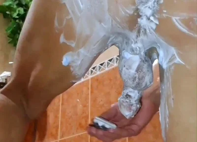 Shaving Balls and Ass