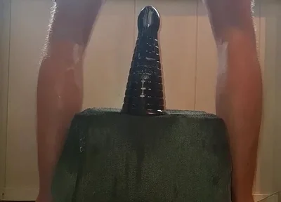 Solo Gay Male - Extreme Anal Destruction Huge Dildo's and Fisting