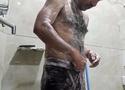 Indian Police Officer in Full Masti Mood
