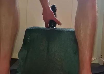 Solo Gay Extreme Anal Insertions - Triple Dildo - Remote - Dumbell