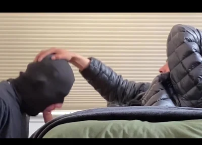 Latino thug cock sucking