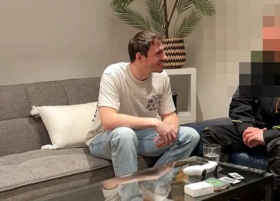 Straight Handyman Get's Sucked by Another Guy