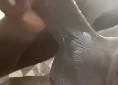 Part 2 BBC Public Washroom Deep Jerking off Orgasm