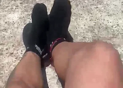 Walking Through the Castle of Cartagena and I Take off My Shoes to Rest so That You Can Worship My Feet