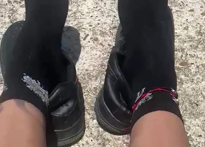 Walking Through the Castle of Cartagena and I Take off My Shoes to Rest so That You Can Worship My Feet
